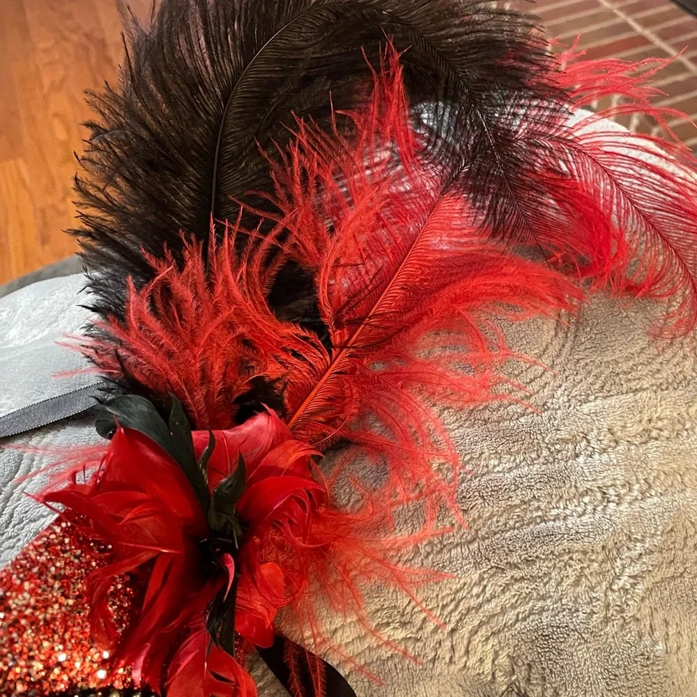 Pier One Feathered Masquerade Halloween/Mardi Gras